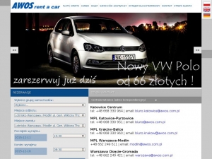 Znana wypożyczalnia samochodów w Krakowie